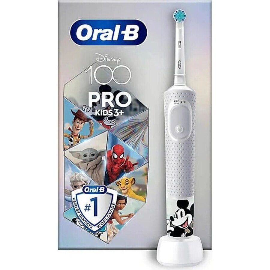 Oral-B EK Pro Kids 3+ Disney EK Pro Kids 3+ + kit da viaggio 1×1, spazzolino elettrico