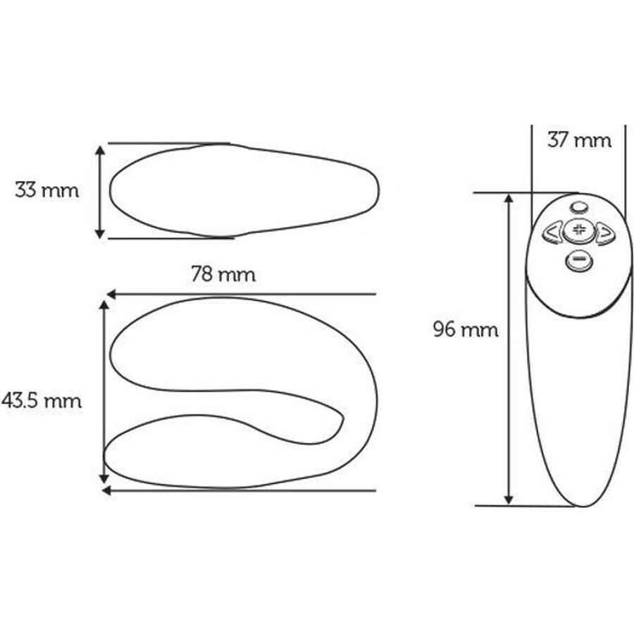 We-Vibe Vibrator CHORUS violet 1×1 buc, vibrator