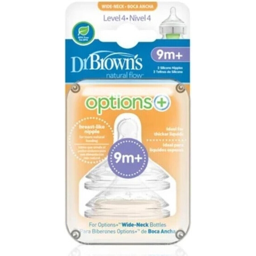 DR.BROWNS CUMLIKY OPTIONS+ NARROW LEVEL 4 1×2 pz, succhiotti