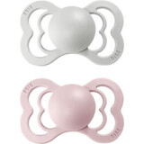 BIBS Silicone Supremo Avorio / Blush 1×2 - misura 1