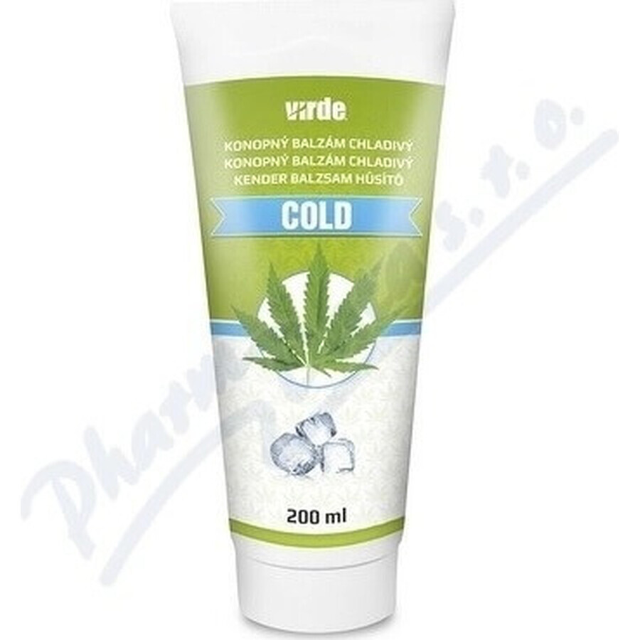 VIRDE HEMP HEMP BALM kühlend kalt 1×200 ml, Hanfbalsam