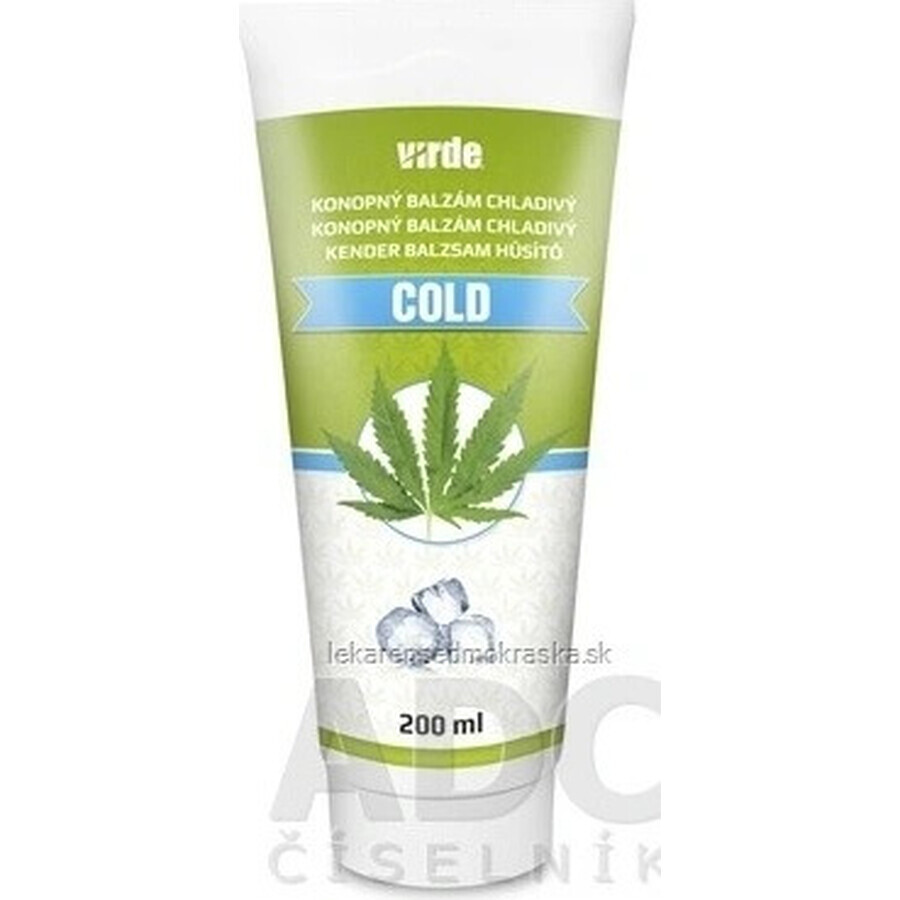 VIRDE HEMP HEMP BALM kühlend kalt 1×200 ml, Hanfbalsam