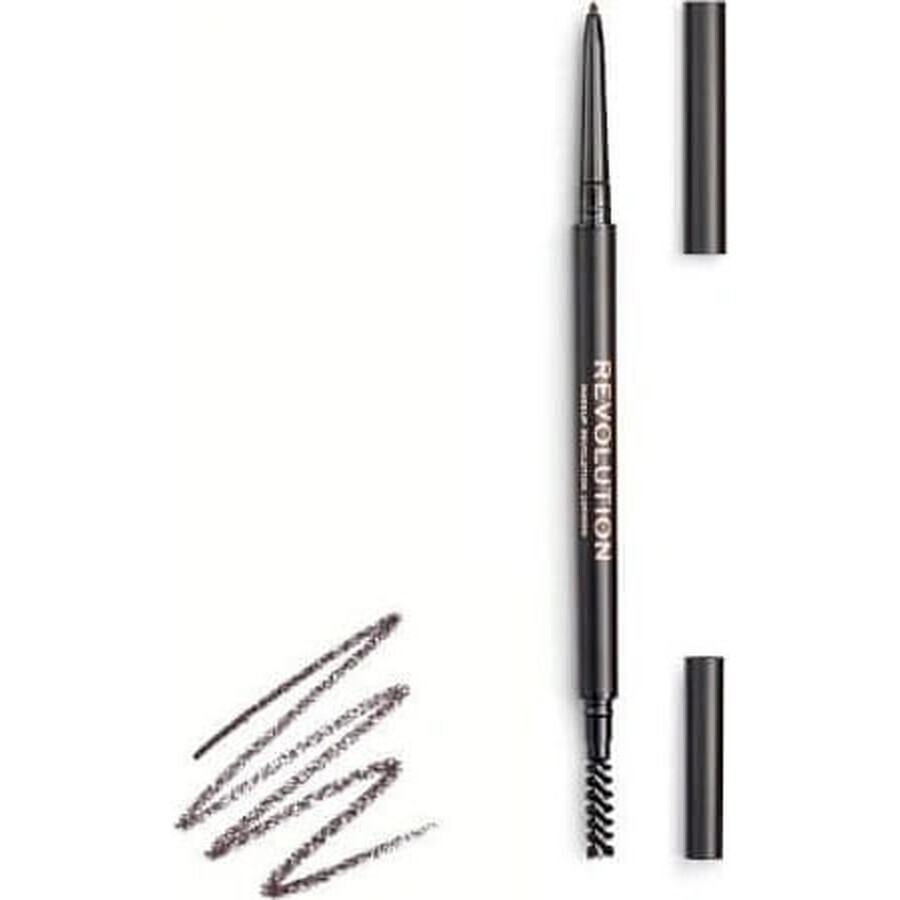 Revolution Precise Dark Brown Eyebrow Pencil 1×1