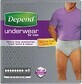 DEPEND MAXIMUM L/XL per uomo 1&#215;9 pezzi, slip elasticizzati, circonferenza fianchi 95-150 cm