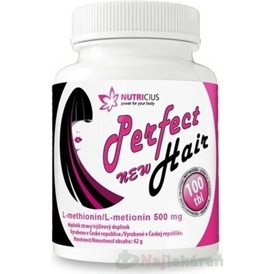 NUTRICIUS Perfect HAIR new 1×100 tbl (metionina 500 mg)