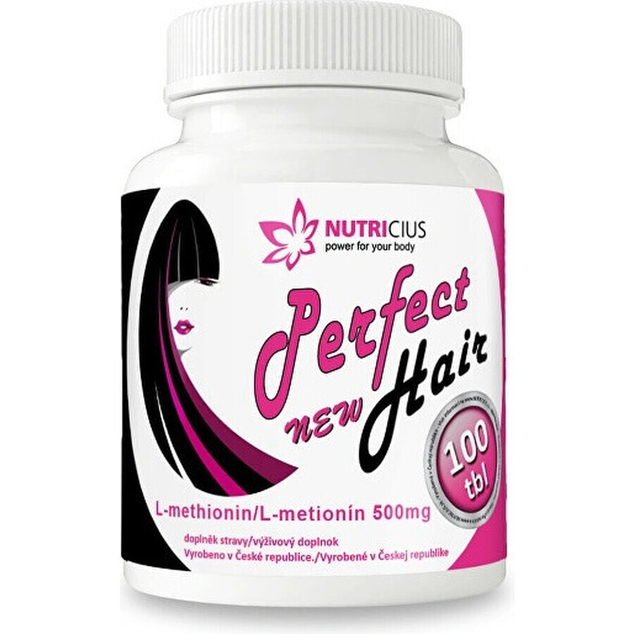 NUTRICIUS Perfect HAIR new 1×100 tbl (metionina 500 mg)