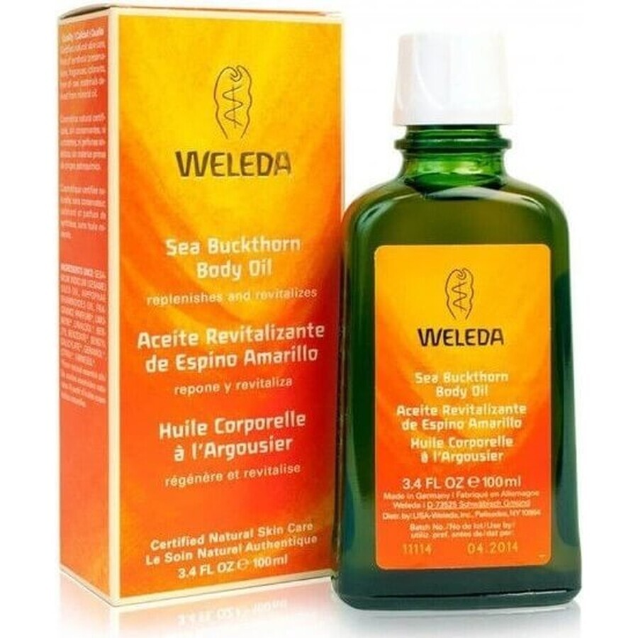 WELEDA Sanddorn Vitalisierendes Öl 1×100 ml, Öl