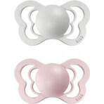 BIBS Couture vanille/mocha silicone orthodontique BIBS Couture 1×2pcs - taille 1