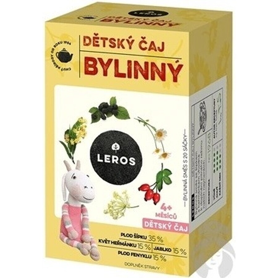 LEROS TISANA PER BAMBINI 20×1,8 g, tisana per bambini