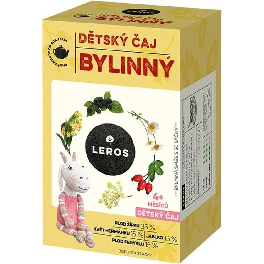 LEROS TISANA PER BAMBINI 20×1,8 g, tisana per bambini