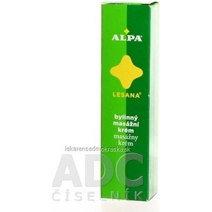 ALPA CREMA LESANA 1×40 g, massaggio alle erbe