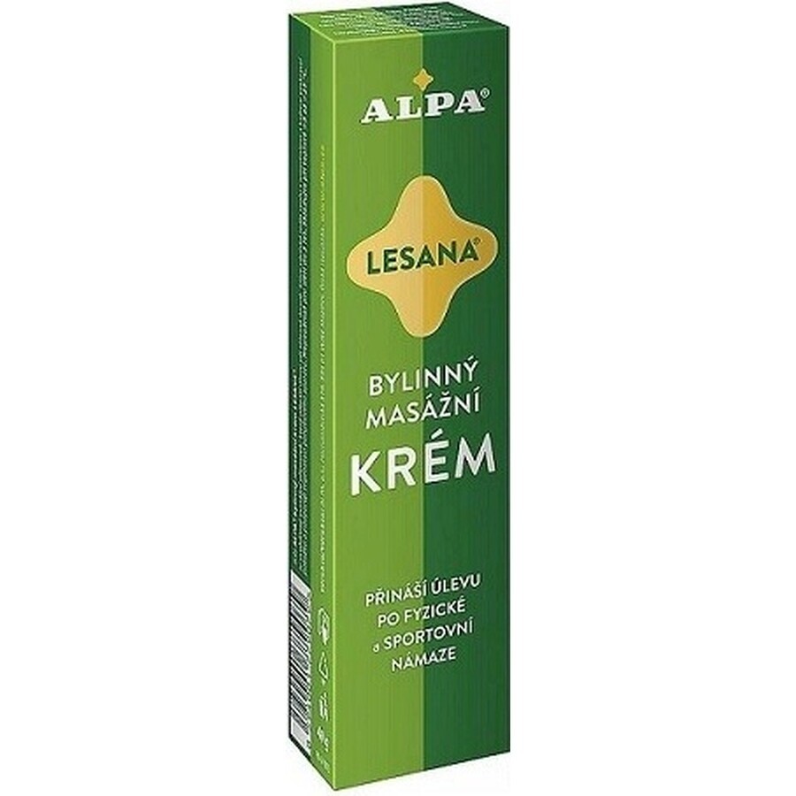 ALPA CREMA LESANA 1×40 g, massaggio alle erbe