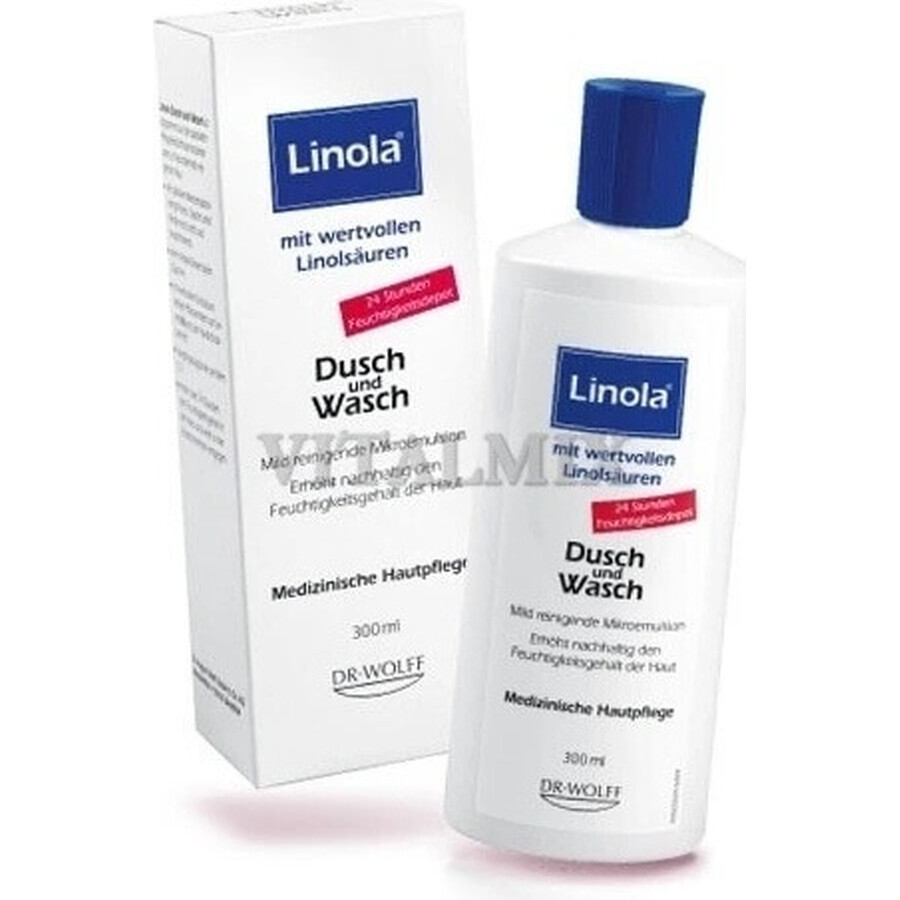 Linola Shower und Wasch 1×300 ml, emulsione gel