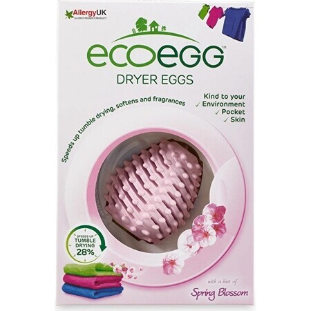 Ecoegg Egg for tumble dryer spring flowers 1×2 pcs, eggs and 4 scented sticks