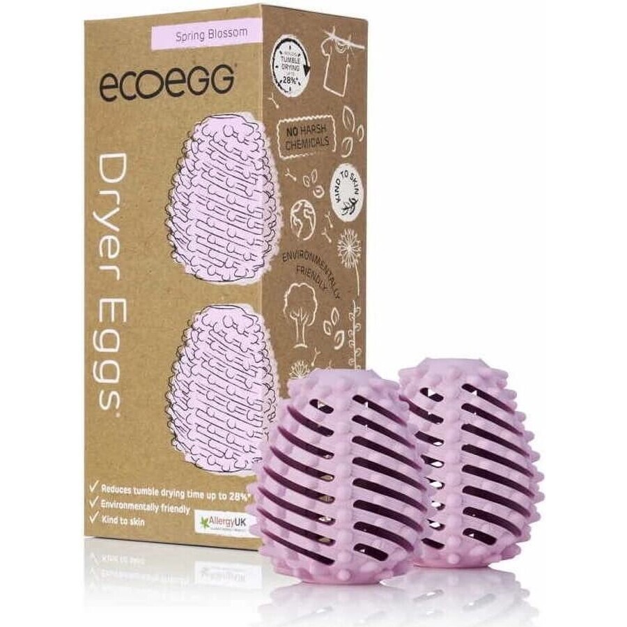 Ecoegg Egg for tumble dryer spring flowers 1×2 pcs, eggs and 4 scented sticks