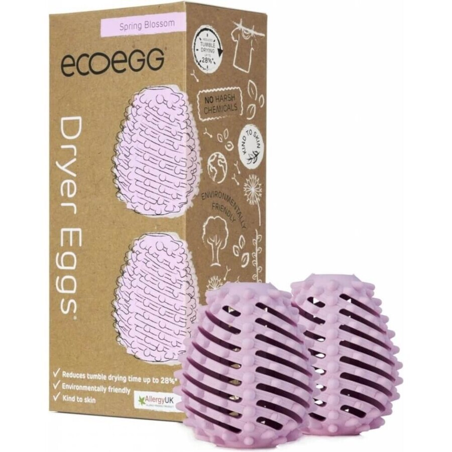 Ecoegg Egg for tumble dryer spring flowers 1×2 pcs, eggs and 4 scented sticks