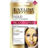 Eveline Gold Lift Expert Maschera viso 3in1 1×7 ml, maschera viso