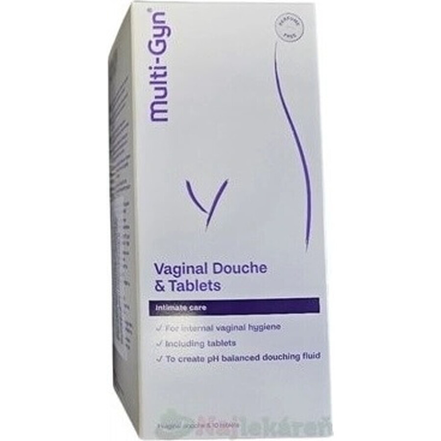 MULTI-GYN VAGINAL VAGINAL DOUCHE COMBIPACK 1×1 Set, für die vaginale Reinigung