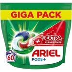 Ariel All-in-1 PODS All-in-1 PODS Extra Clean, Capsule Gel Lavante, 60 Capsule Gel Lavante 1×60 pz, Capsule Gel Lavante