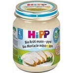 HiPP Puré de pavo ecológico 1×125 g, aperitivo de carne para niños