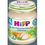 HiPP Puré de pavo ecológico 1×125 g, aperitivo de carne para niños