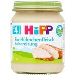 HiPP Puré de pavo ecológico 1×125 g, aperitivo de carne para niños