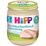 HiPP Puré de pavo ecológico 1×125 g, aperitivo de carne para niños