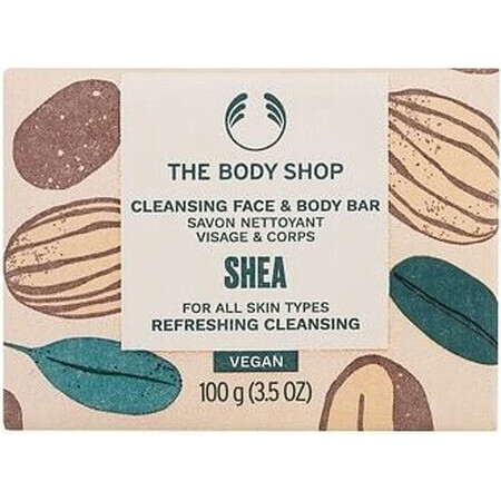 The Body Shop Shea Shea lichaams- en gezichtszeep 1×100 g, gezichtszeep