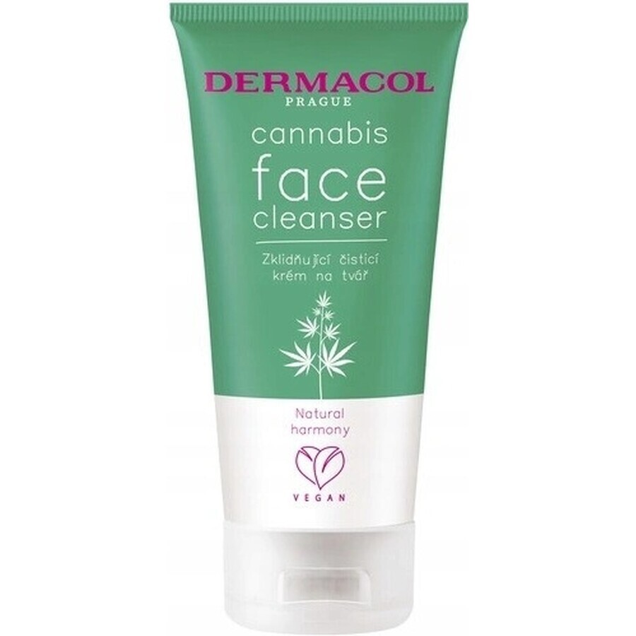 Dermacol Cannabis Crema detergente viso 1×150 ml, crema detergente viso