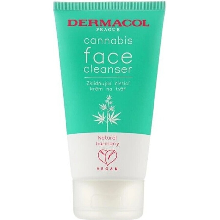 Dermacol Cannabis Crema detergente viso 1×150 ml, crema detergente viso