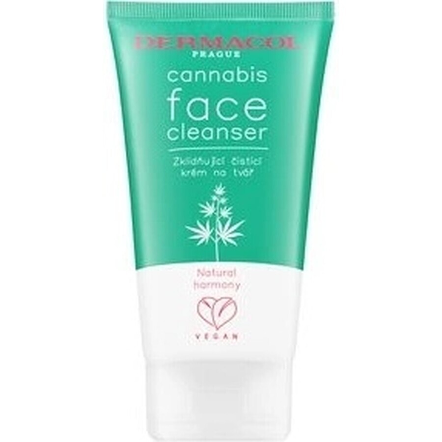 Dermacol Cannabis Crema detergente viso 1×150 ml, crema detergente viso