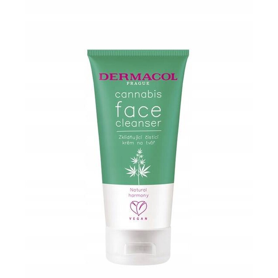 Dermacol Cannabis Crema detergente viso 1×150 ml, crema detergente viso