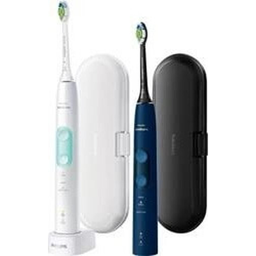 Philips Sonicare 5100 HX6851/34 1+1 1×1 set, sonische tandenborstel 2 stuks