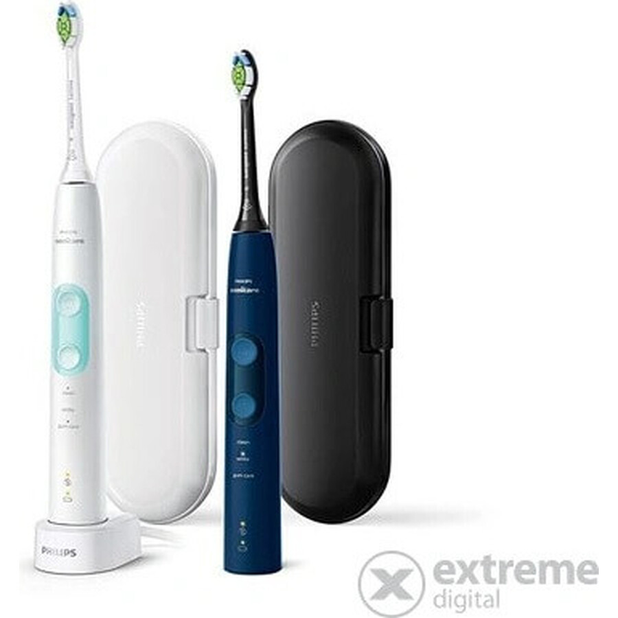 Philips Sonicare 5100 HX6851/34 1+1 1×1 set, sonische tandenborstel 2 stuks