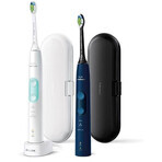 Philips Sonicare 5100 HX6851/34 1+1 1×1 set, sonische tandenborstel 2 stuks