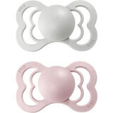 BIBS Supreme haze/blossom 1×2 silicone BIBS Supreme haze/blossom 1×2 - taglia 1