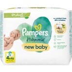 Toallitas Pampers 184pcs (4x46) Harmonie New baby 4×46 pcs, toallitas húmedas