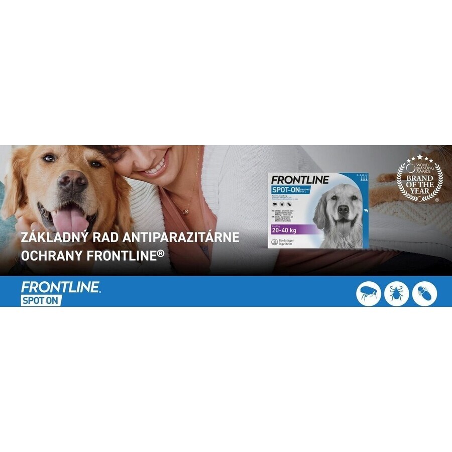 FRONTLINE spot-on per CANI L 3 x 2,68 ml 3x2,68 ml