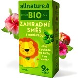 Allnature Tè biologico per bambini miscela Giardino con melata 20×1,5 g, tè alla frutta