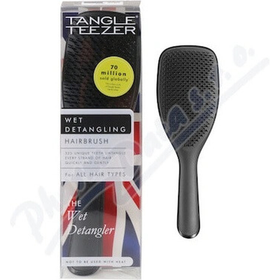 Tangle Teezer® Large Wet Detangler Black Gloss 1x1 pc, hair brush