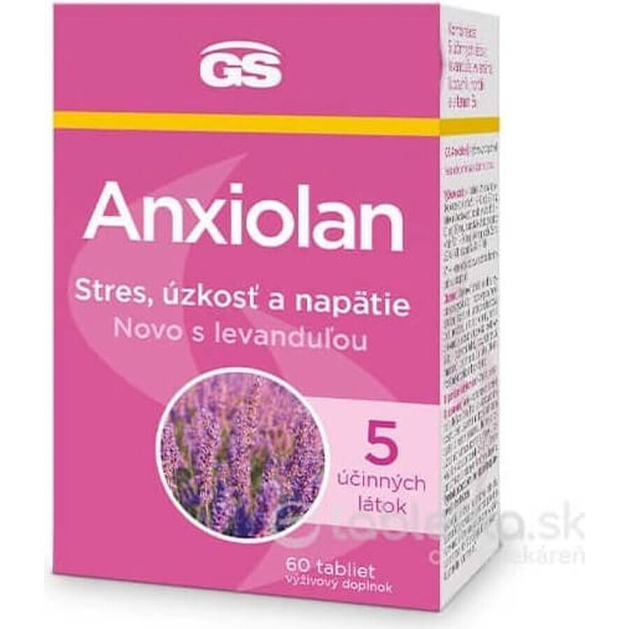 GS Anxiolan with lavender 60 tablets 1×60 tbl, food supplement