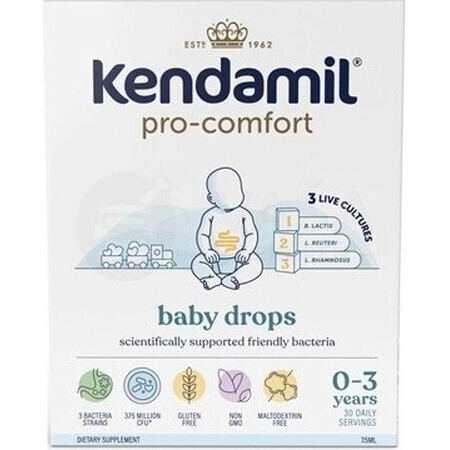 Kendamil pro-comfort gocce per bambini 1×7,5 ml, integratore alimentare