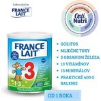 France Lait 3 Formulă de lapte pentru copii mici de la 1 la 3 ani 1×400 g, formulă de lapte (1-3 ani)