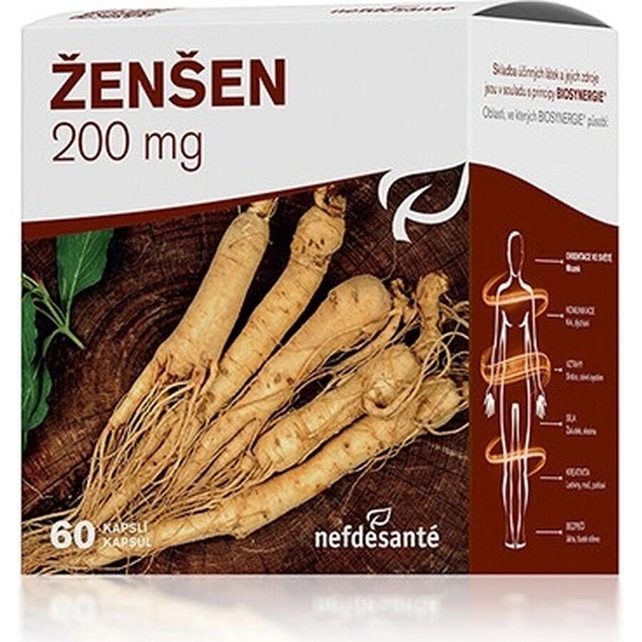 nefdesanté ŽENŠEN 200 mg 6×10 cps, Nahrungsergänzungsmittel