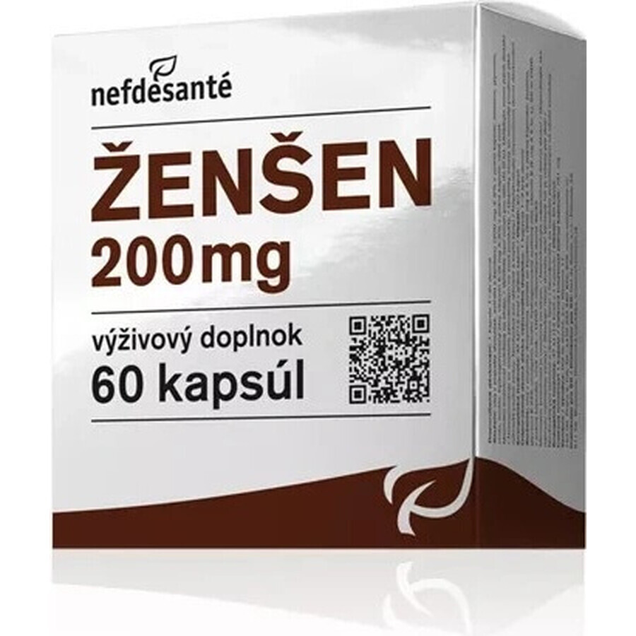 nefdesanté ŽENŠEN 200 mg 6×10 cps, Nahrungsergänzungsmittel