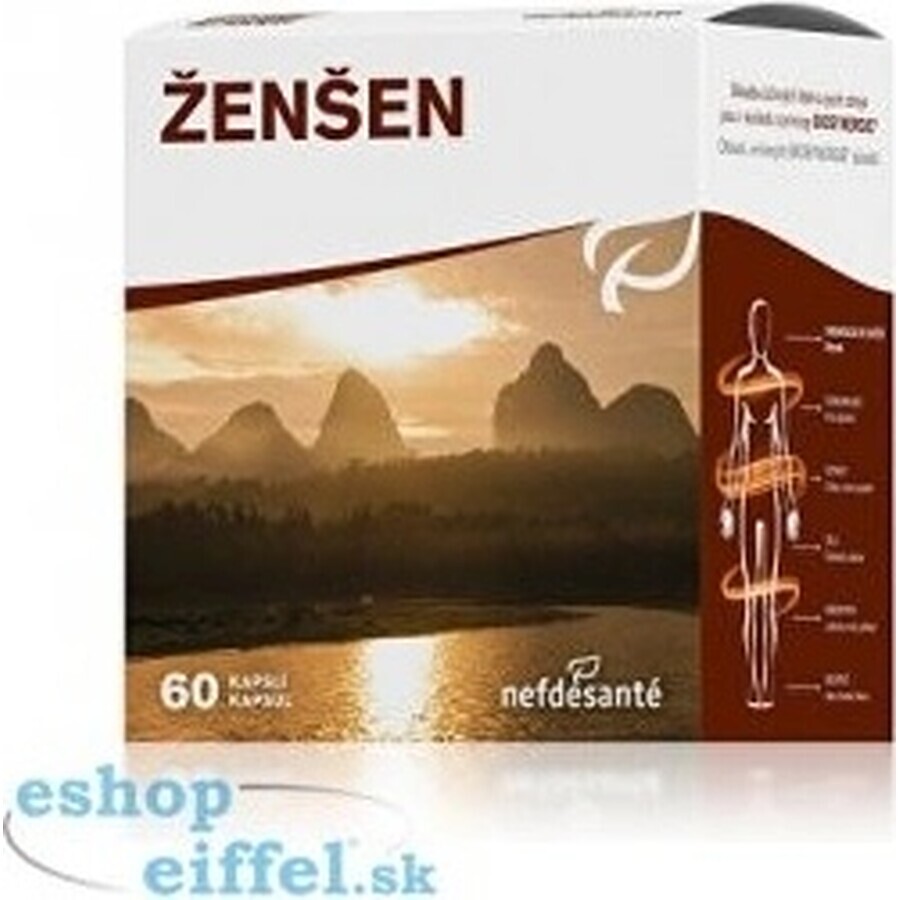 nefdesanté ŽENŠEN 200 mg 6×10 cps, Nahrungsergänzungsmittel