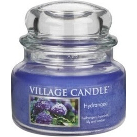 Village Candle Scented Candle in glass - Hydrangea - Hydrangea, small 1×1 pc, scented candle