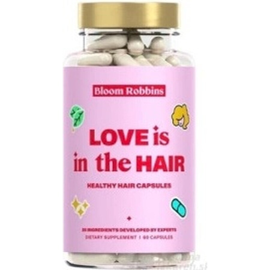 L'amore è nei capelli - Capsule per capelli sani 1×60 pezzi, integratore alimentare