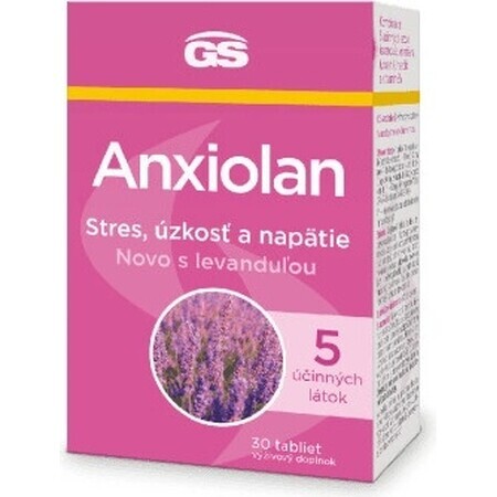 GS Anxiolan con lavanda 30 compresse 1×30 tbl, integratore alimentare