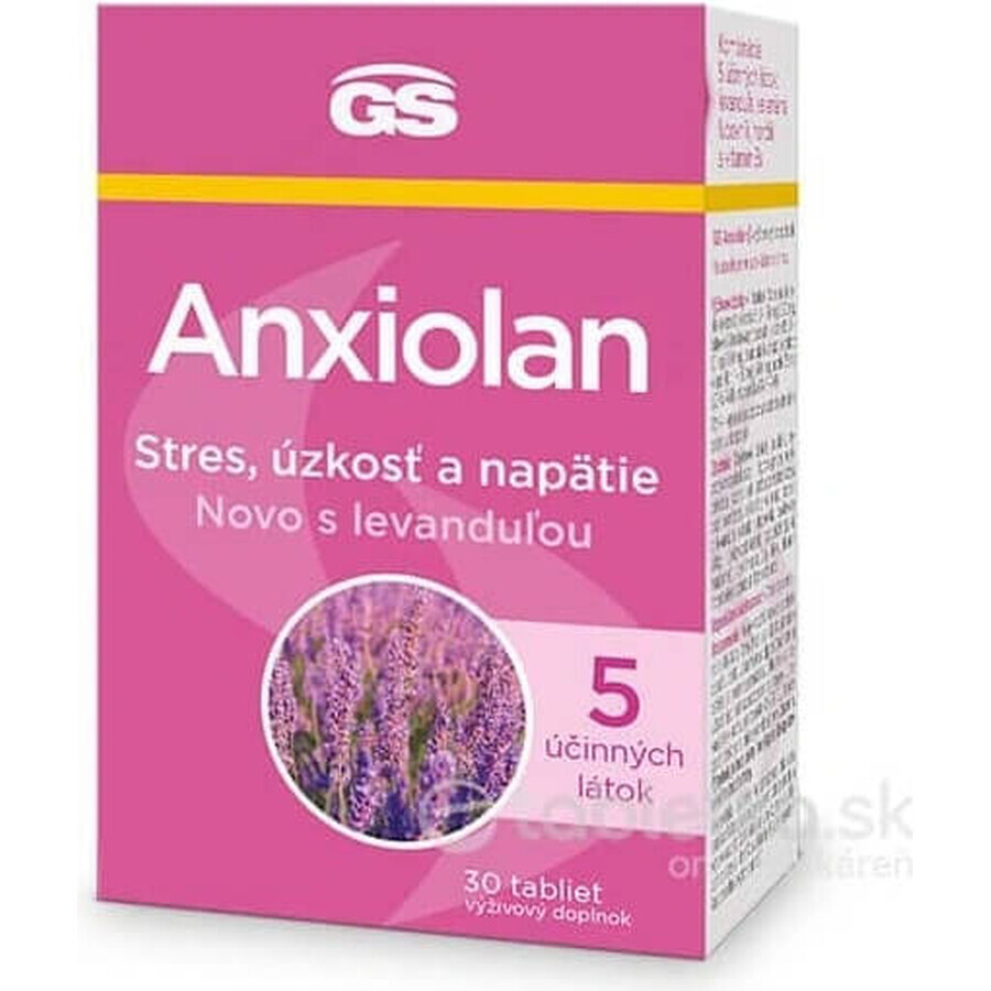 GS Anxiolan con lavanda 30 compresse 1×30 tbl, integratore alimentare